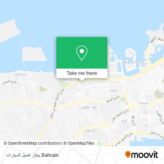 بخار غسيل السيارات map