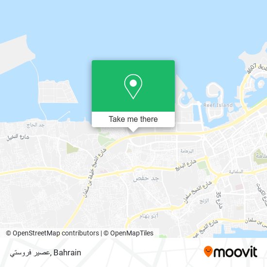 عصير فروستي map