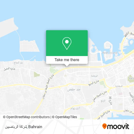 شركة الرياضيين map