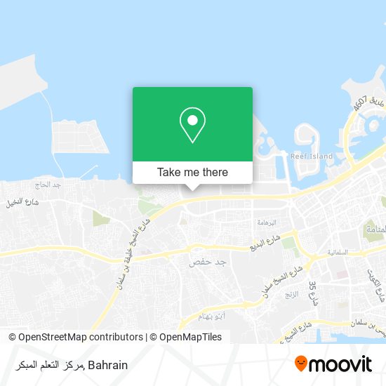 مركز التعلم المبكر map