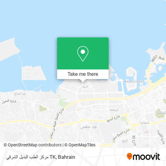 مركز الطب البديل الشرقي TK map
