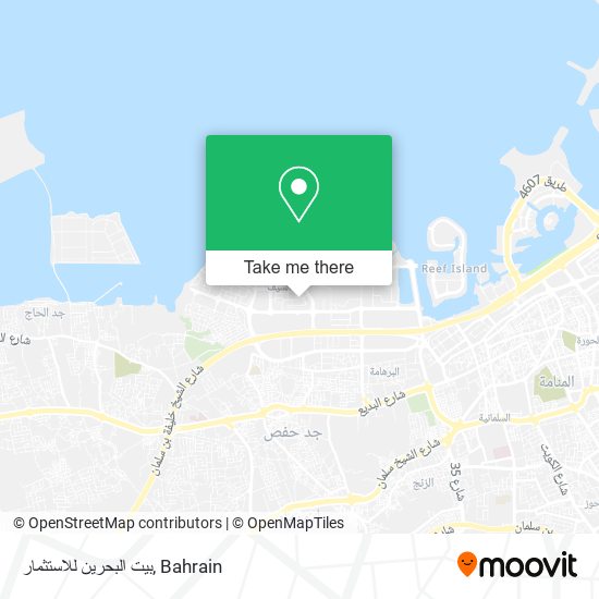 بيت البحرين للاستثمار map