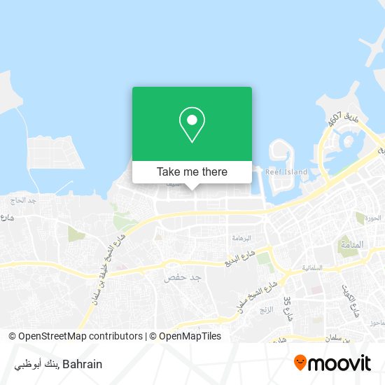 بنك أبوظبي map