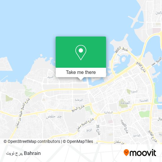 برج تويت map