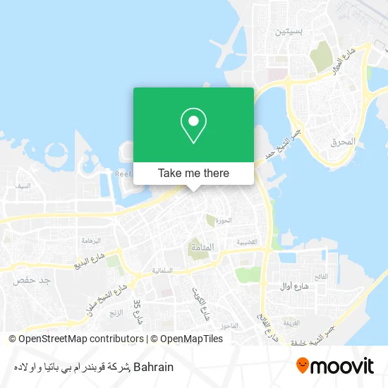 شركة قوبندرام بي باتيا واولاده map