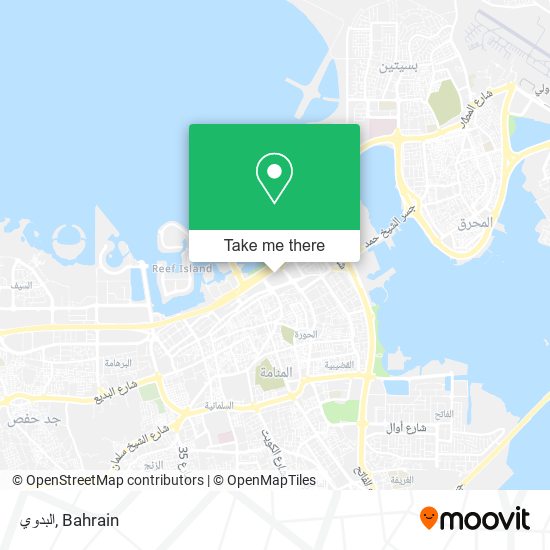 البدوي map