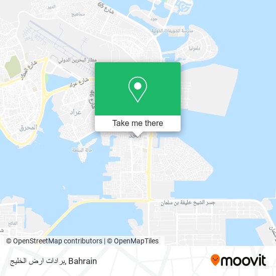 برادات ارض الخليج map