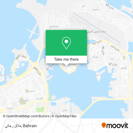 حلاق رجالي map