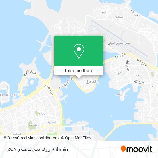 زوايا همس للدعاية والإعلان map