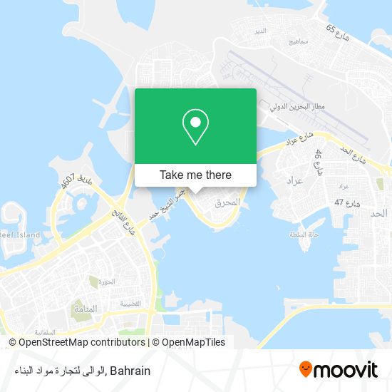 الوالى لتجارة مواد البناء map