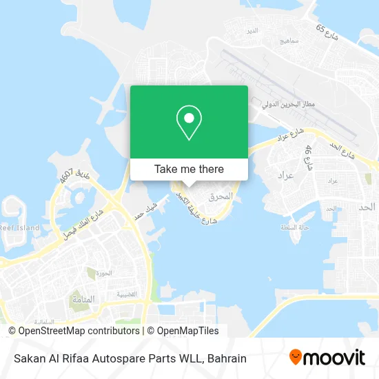 شركة سكن الرفاع أوتوسبيربارتس ذ م م map