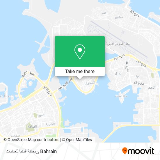 ريحانة الدنيا للعبايات map