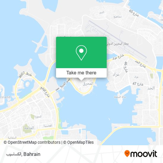 الكساسيب map