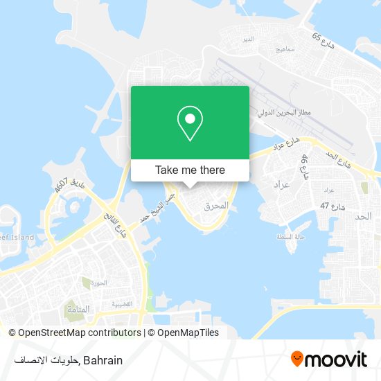 حلويات الانصاف map