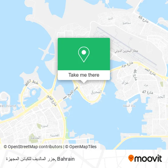 جزر المالديف للكبائن المجهزة map