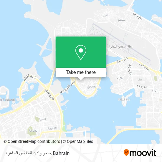 متجر ولدان للملابس الجاهزة map