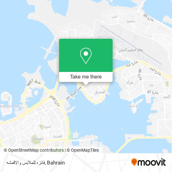 فائزه للملابس والاقمشه map