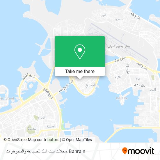 محلات بنت البلد للصياغه والمجوهرات map