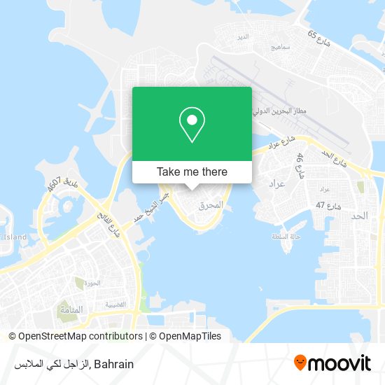 الزاجل لكي الملابس map