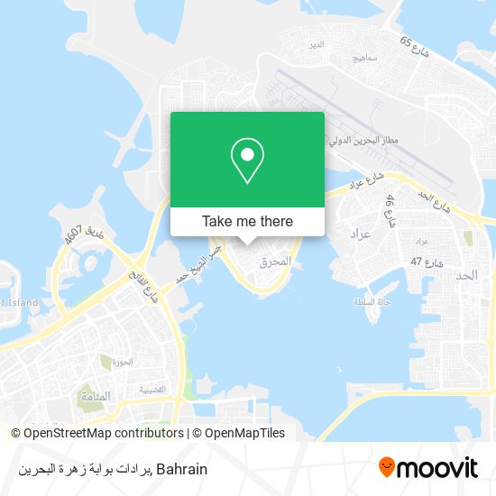 برادات بوابة زهرة البحرين map