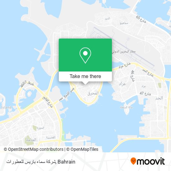 شركة سماء باريس للعطورات map