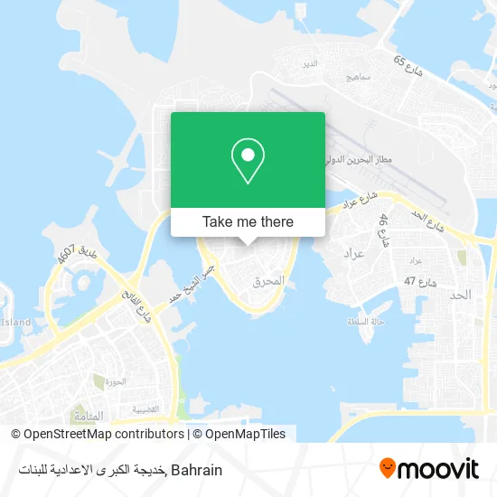 خديجة الكبرى الاعدادية للبنات map