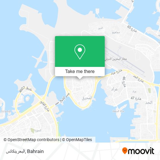 البحرينكاتس map