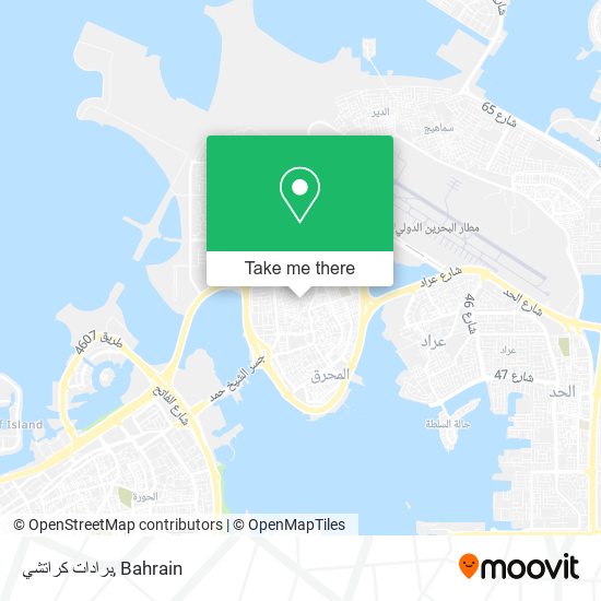 برادات كراتشي map