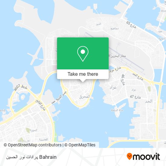 برادات نور الحسين map