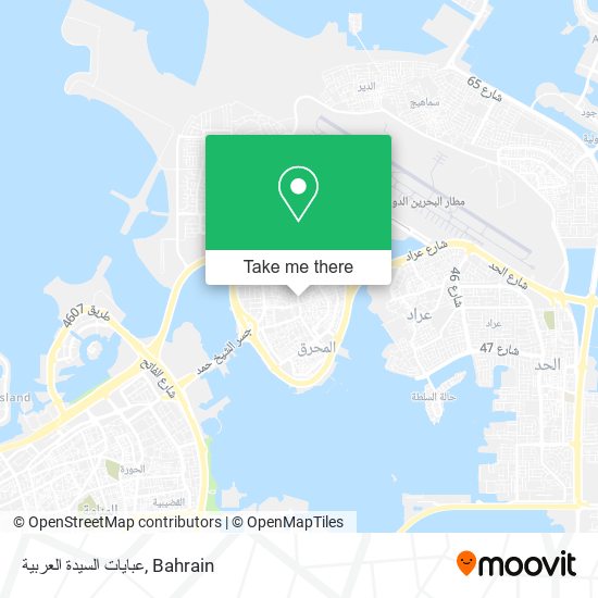 عبايات السيدة العربية map