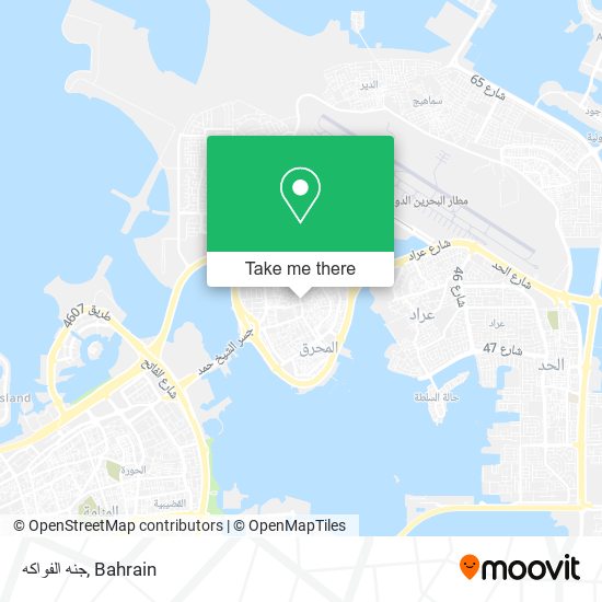 جنه الفواكه map