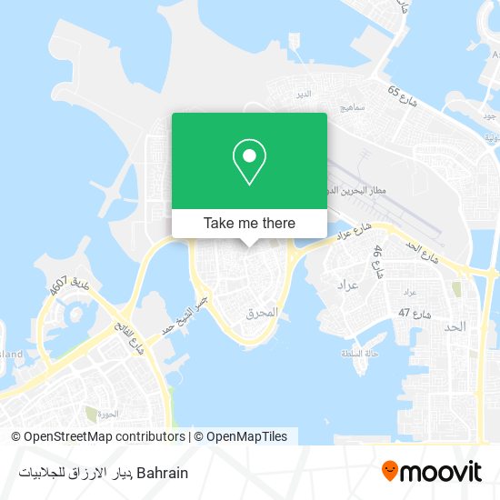 ديار الارزاق للجلابيات map