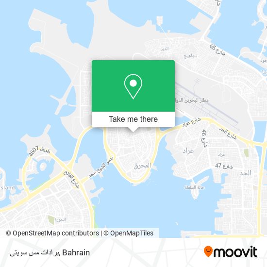 برادات مس سويتي map