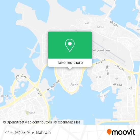 أبو أكرم للإلكترونيات map