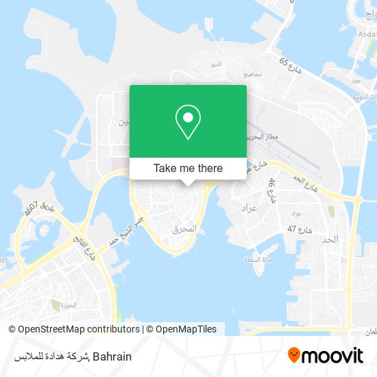 شركة هدادة للملابس map