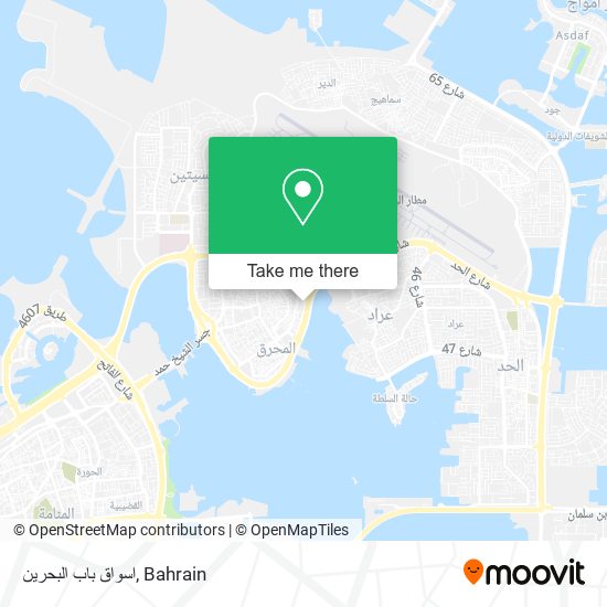 اسواق باب البحرين map