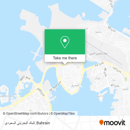 البنك البحريني السعودي map