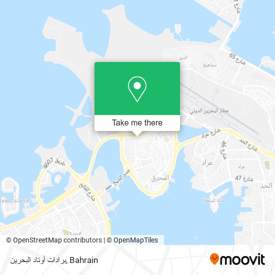 برادات أوتاد البحرين map