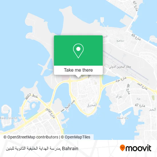 مدرسة الهداية الخليفية الثانوية للبنين map
