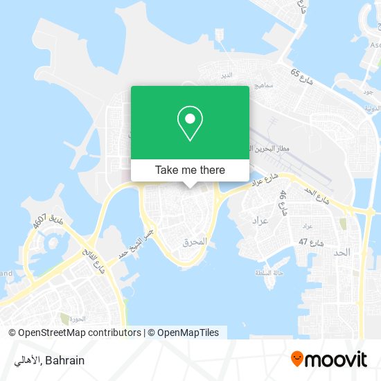 الأهالي map