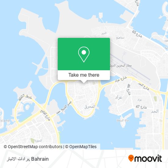 برادات الانبار map