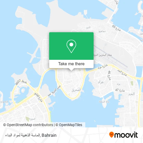الماسة الذهبية لمواد البناء map