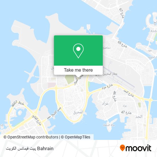 بيت فيمانس الكويت map