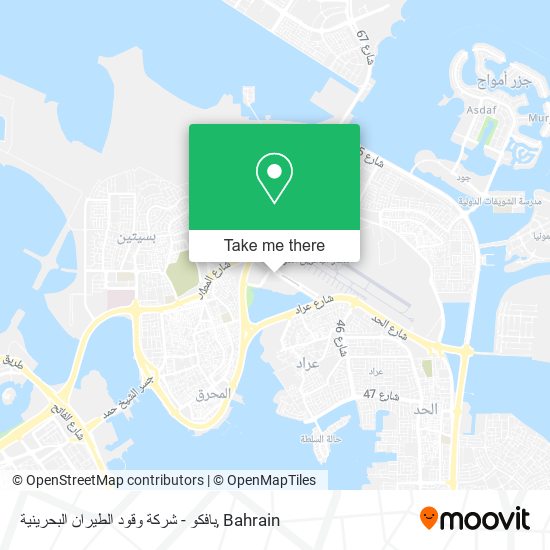 بافكو - شركة وقود الطيران البحرينية map