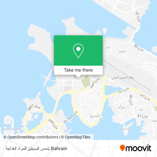 شمس البسيتين للمواد الغذائية map