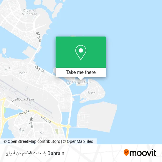 شاحنات الطعام من أمواج map
