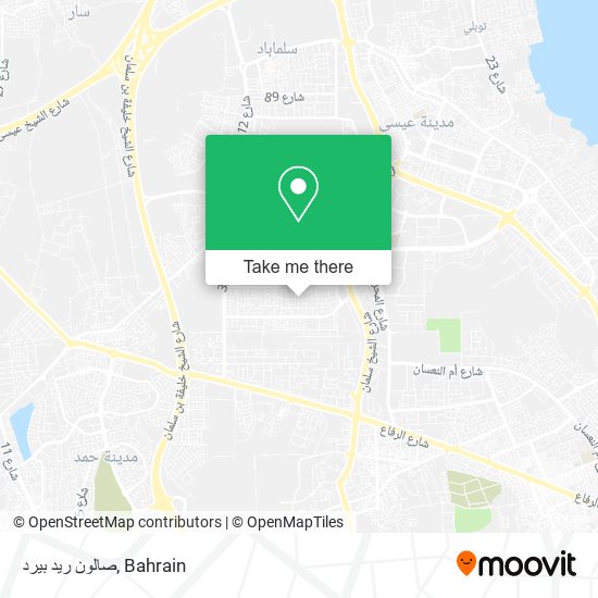 صالون ريد بيرد map
