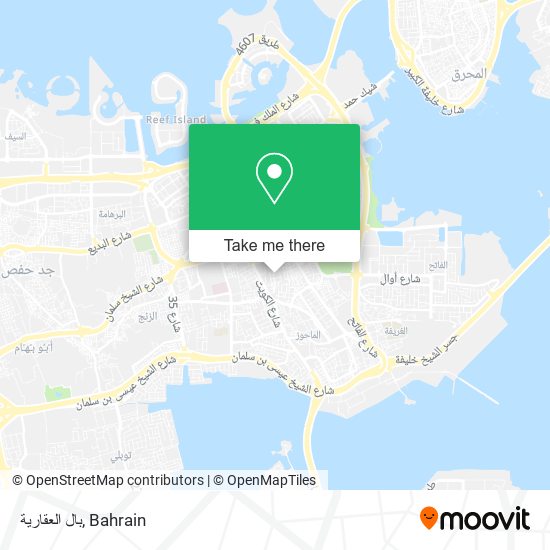 بال العقارية map