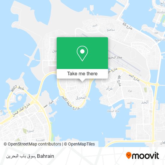 سوق باب البحرين map