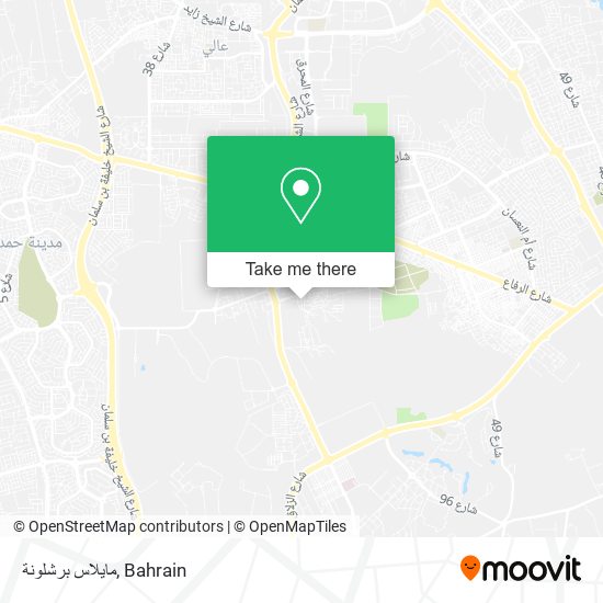 مايلاس برشلونة map